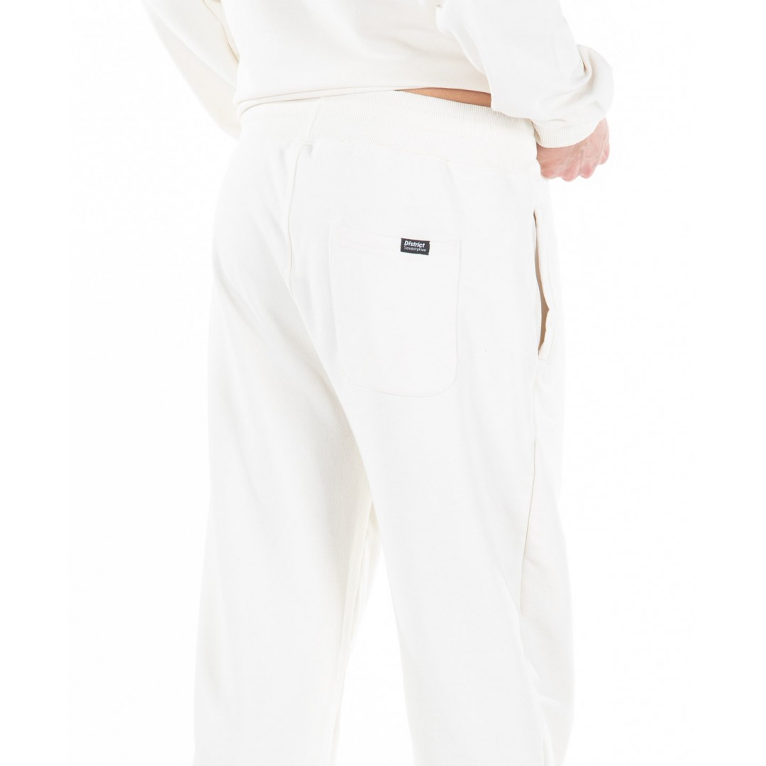 DISTRICT75 UNISEX ECO-FRIENDLY SWEATPANTS 221MPA-122-092 Εκρού