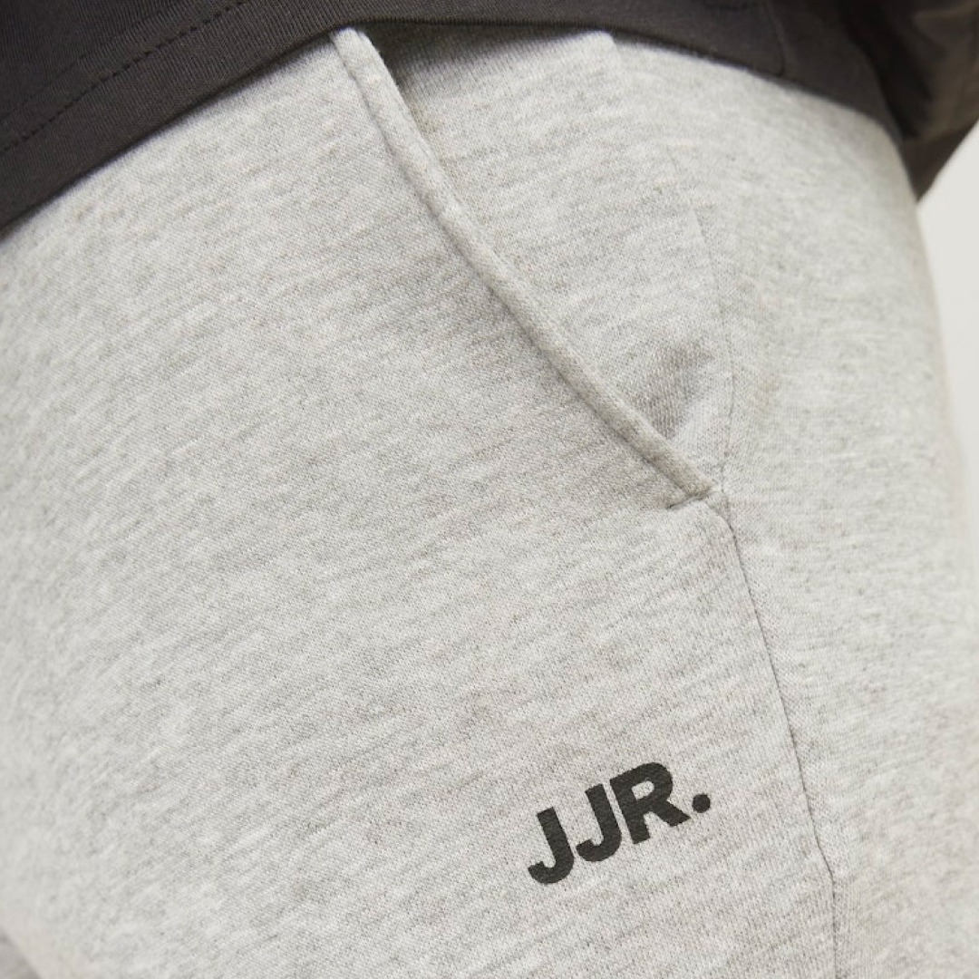 JJ REBEL JREBGORM REG REBEL LOGO SWEAT PANTS NOOS 12263903-LIGHT GREY MELANGE Grey