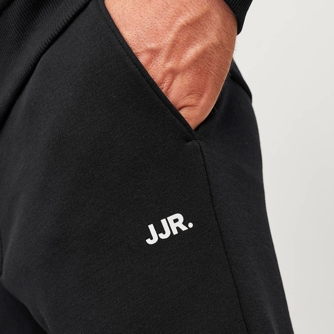 JJ REBEL JREBGORM REG REBEL LOGO SWEAT PANTS NOOS 12263903-BLACK Μαύρο