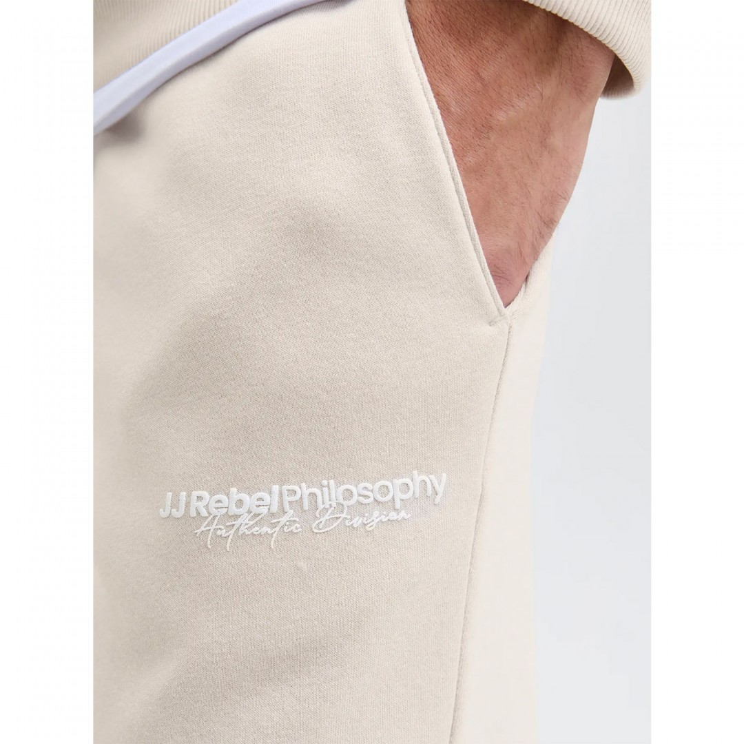 JJ REBEL JREBKENNI RELAXED ZACK SWEAT PANTS 12279455-MOONBEAM Εκρού