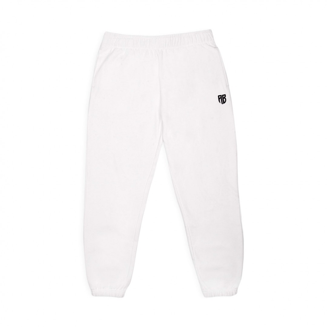 ANTETOKOUNBROS AB JOGGER PANTS APCD352M05B-101 Λευκό