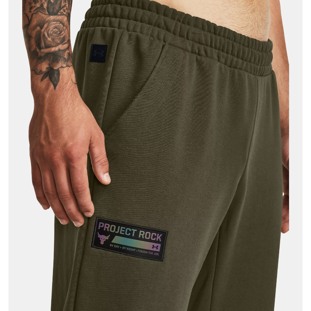 UNDER ARMOUR PJT ROCK HWT TERRY PANT 1380158-390 Κhaki
