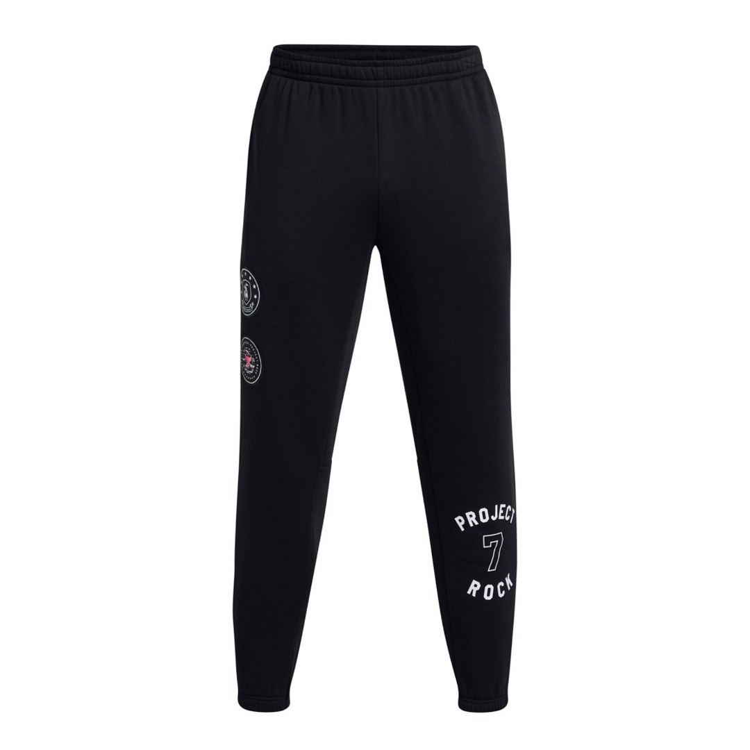 UNDER ARMOUR PROJECT ROCK ICON FLC JOGGER Q3 1386883-001 Μαύρο