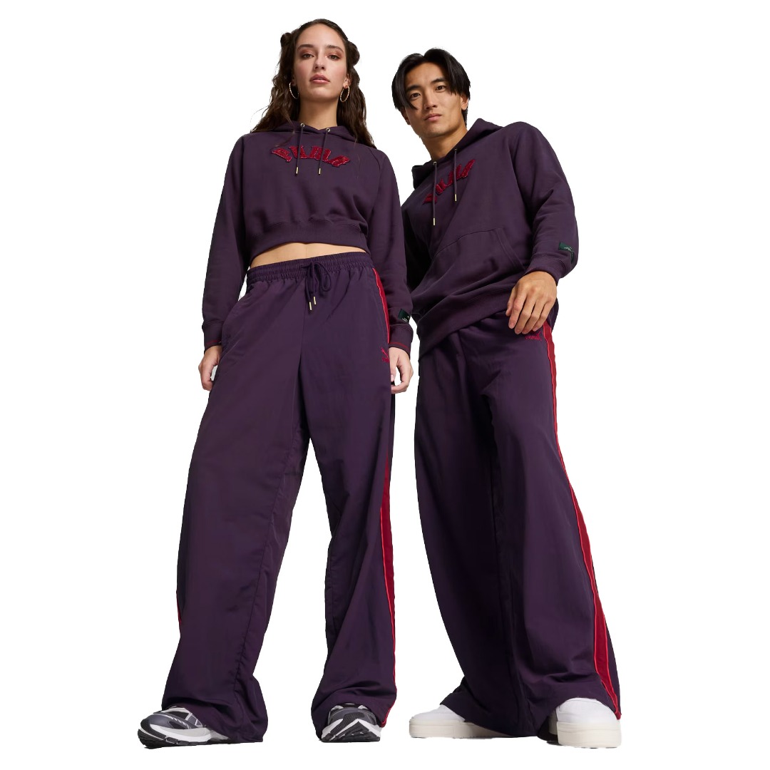 PUMA T7 PLAY.PARIS. TRACK PANTS 626720-44 Crimson