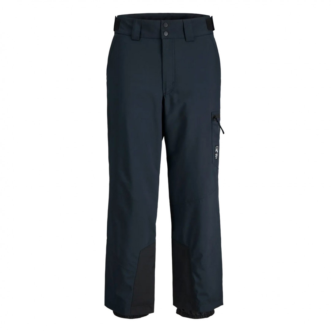 JACK & JONES JJALPES SKI PANT 12284674-BLACK BEAUTY Μαύρο