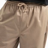 CONVERSE STRAIGHT-LEG PANTS 10027339-A03 Beige Image 3