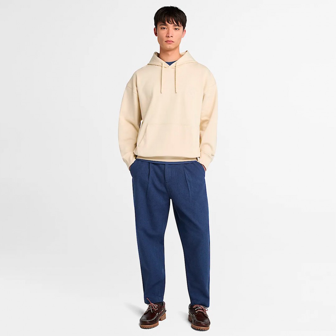TIMBERLAND CLAREMONT HERRINGBONE PLEATED CHINO PANT TB0A5M3PB68-B68 Μπλε