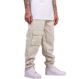 GRIMEY SNOW FOX CANVAS PANTS GRTS238-CRM Ecru Image 1