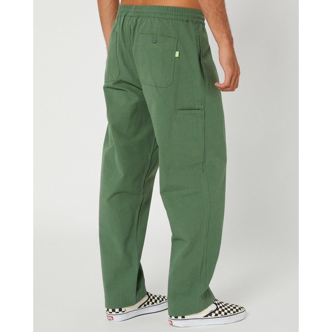 HUF LEISURE SKATE PANT PT00200-FOGRN Κhaki