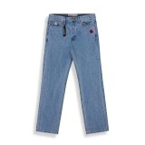 GRIMEY THE PLANET REGULAR DENIM PANTS GJLP296-WBLU Blue Image 2