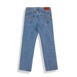 GRIMEY THE PLANET REGULAR DENIM PANTS GJLP296-WBLU Blue Image 3