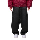 GRIMEY ROYAL PAW BIG BOY DENIM PANTS GBBDJ292-WBLK Black Image 