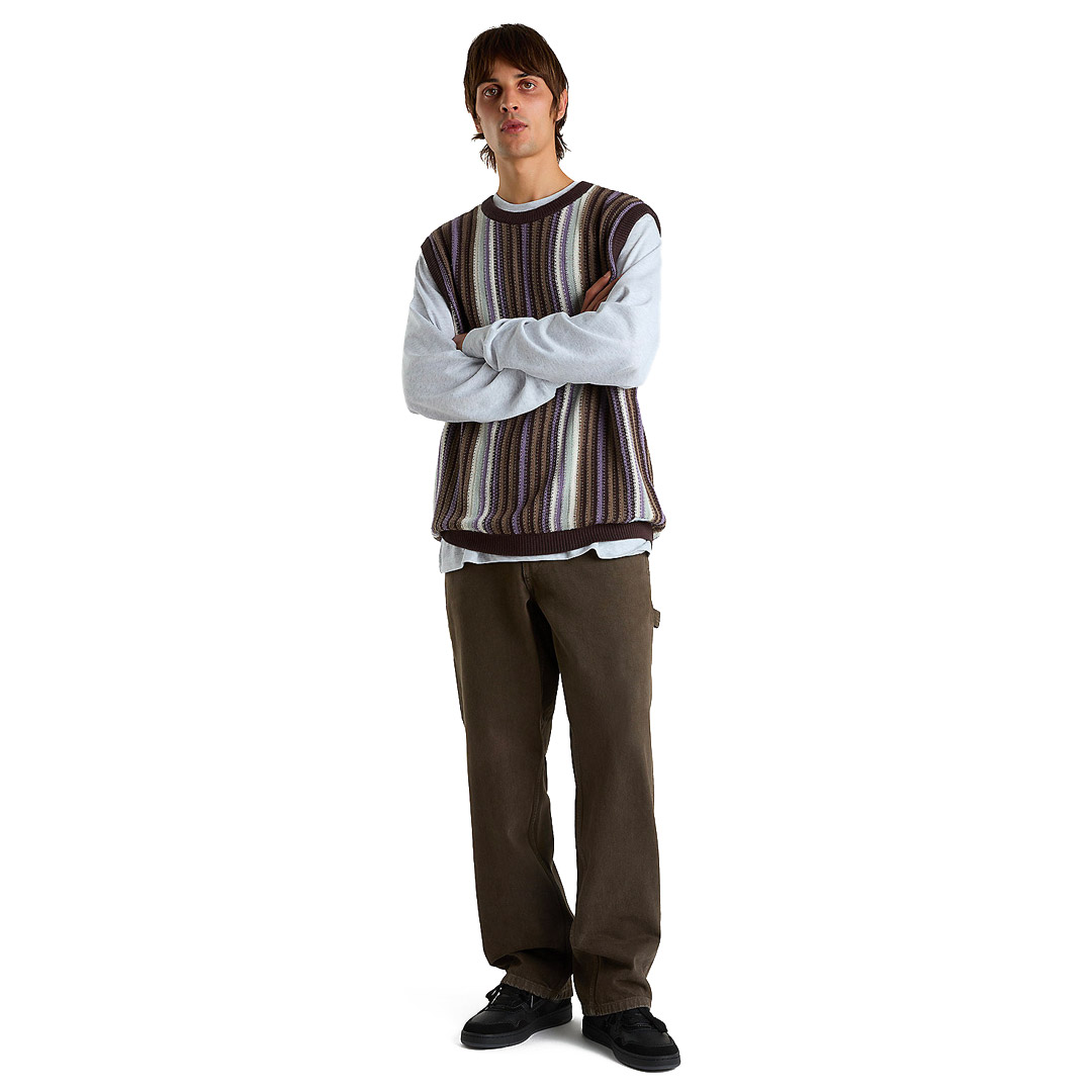 VANS DRILL CHORE CARPENTER LOOSE DENIM PANT VN000M28D4C-D4C Brown