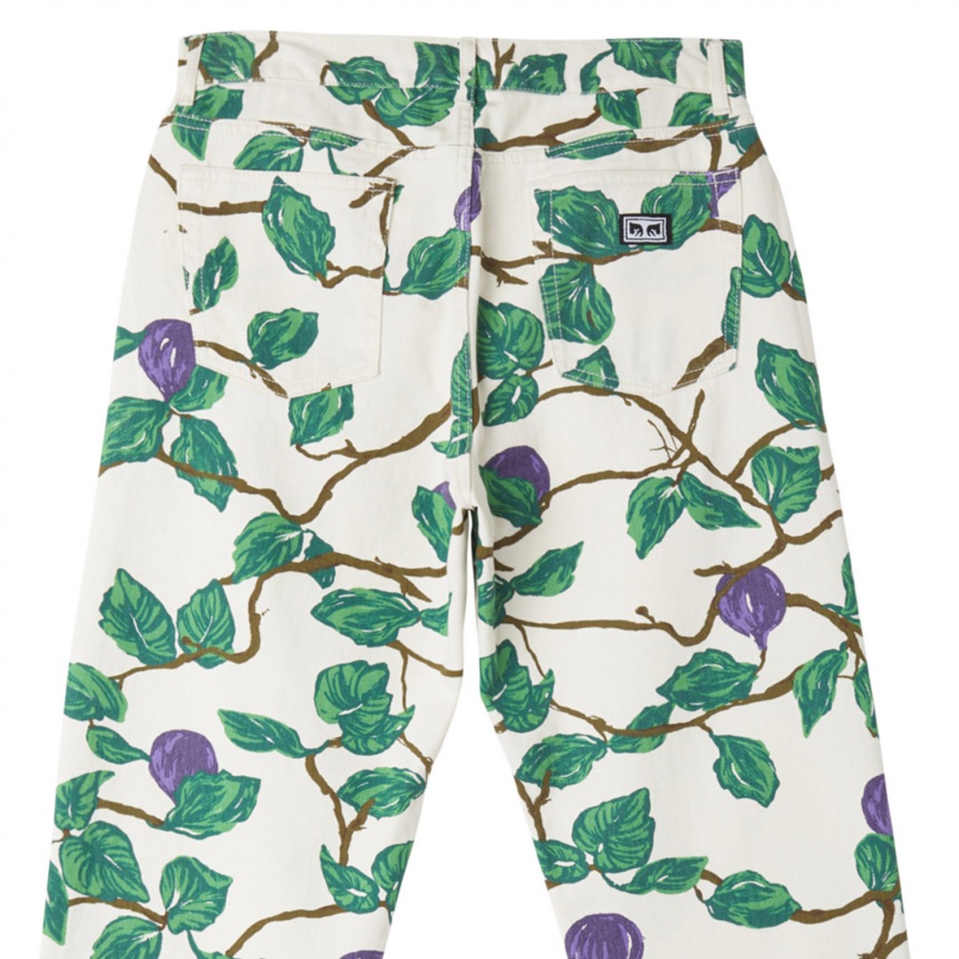 OBEY HARDWORK PRINTED DENIM PANT 142010096-UBL Πολύχρωμο