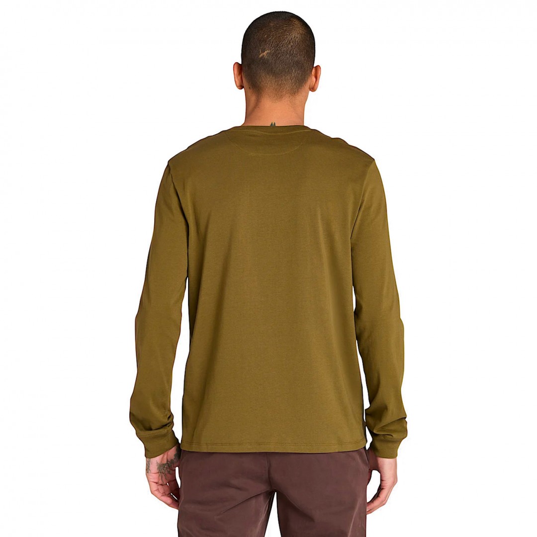 TIMBERLAND  DUNSTAN RIVER LONG SLEEVE TEE TB0A2BQ3302-302 OLIVE
