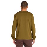 TIMBERLAND  DUNSTAN RIVER LONG SLEEVE TEE TB0A2BQ3302-302 OLIVE Image 0