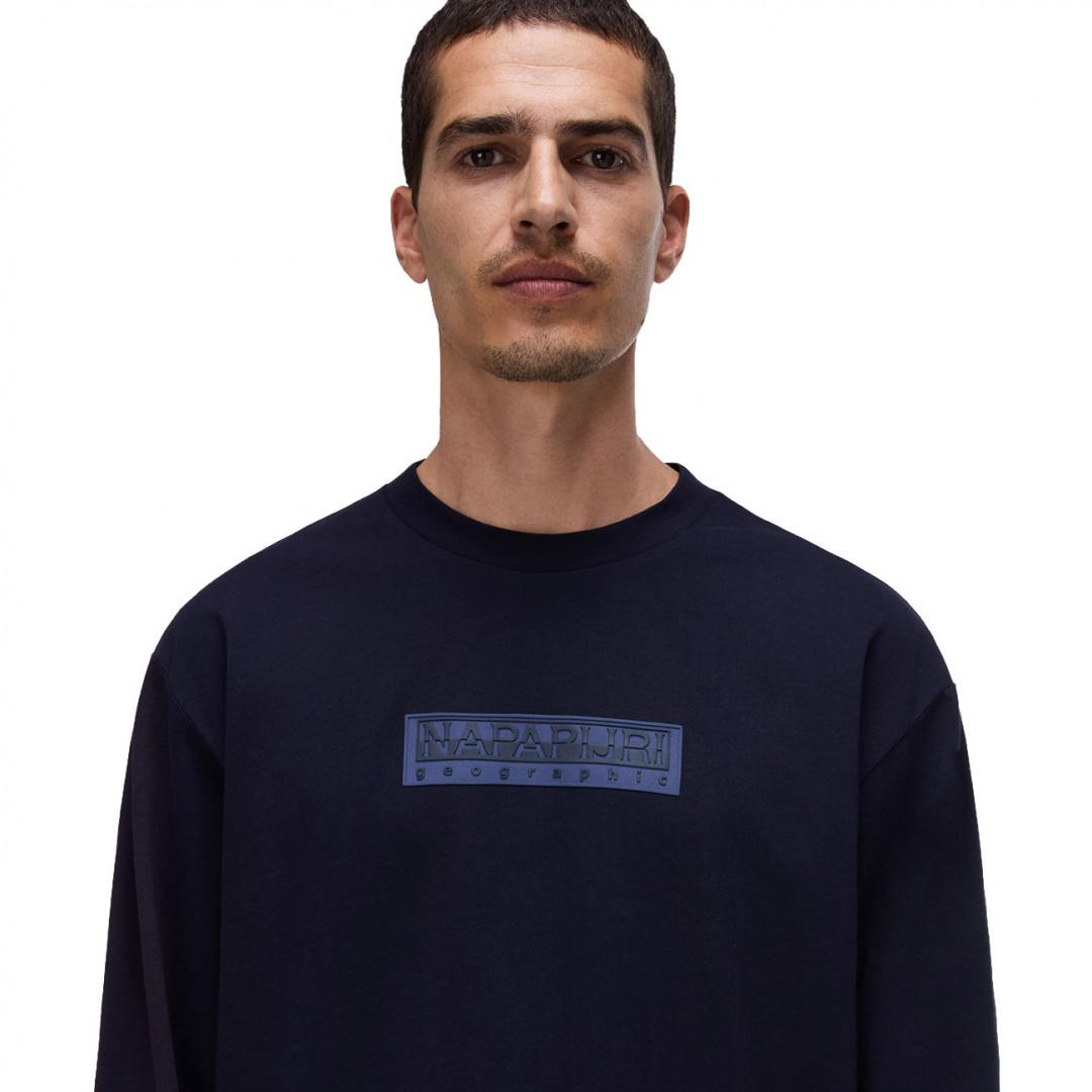 NAPAPIJRI S-BOX LOGO LS 1  NP0A8BC5176-176 Μπλε
