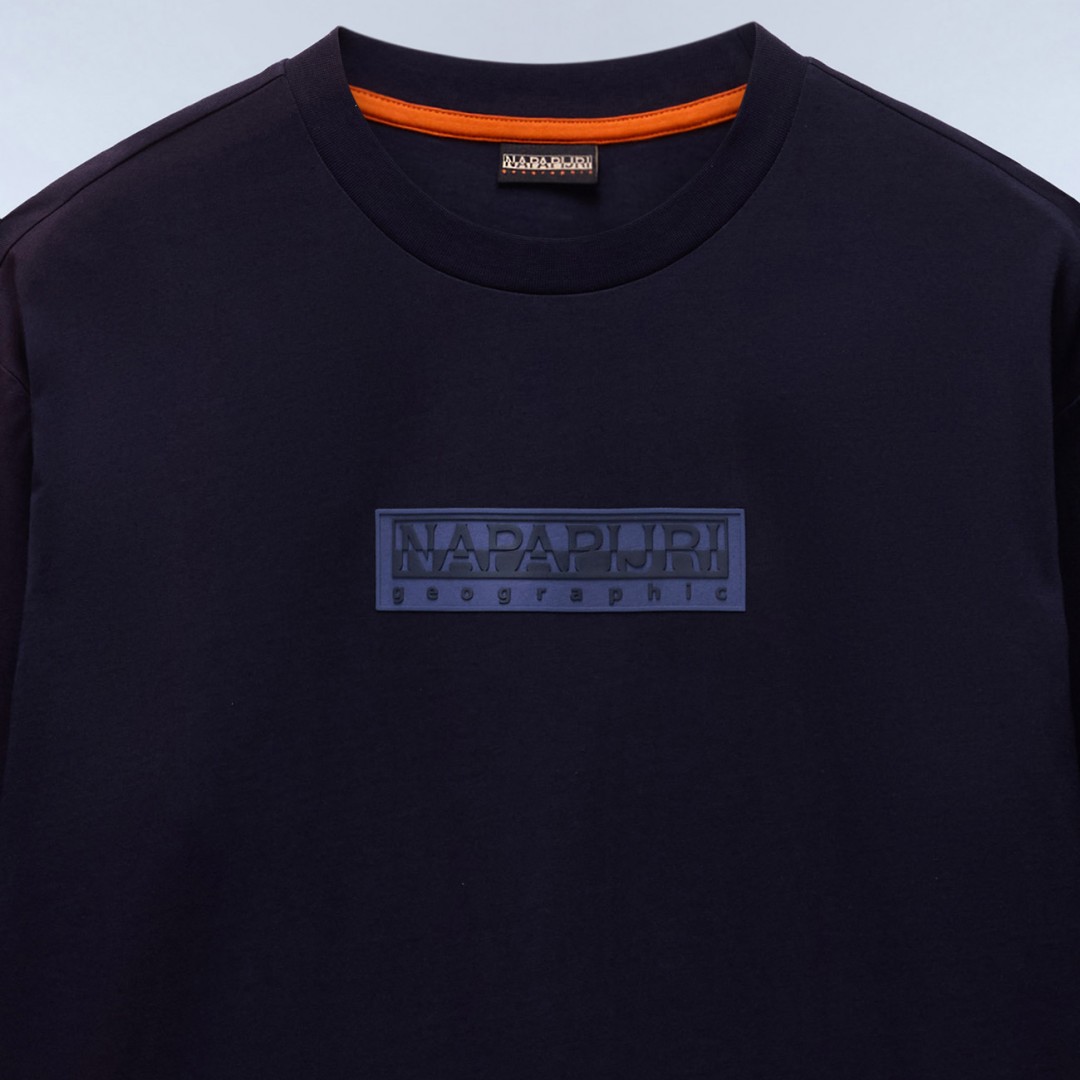 NAPAPIJRI S-BOX LOGO LS 1  NP0A8BC5176-176 Μπλε