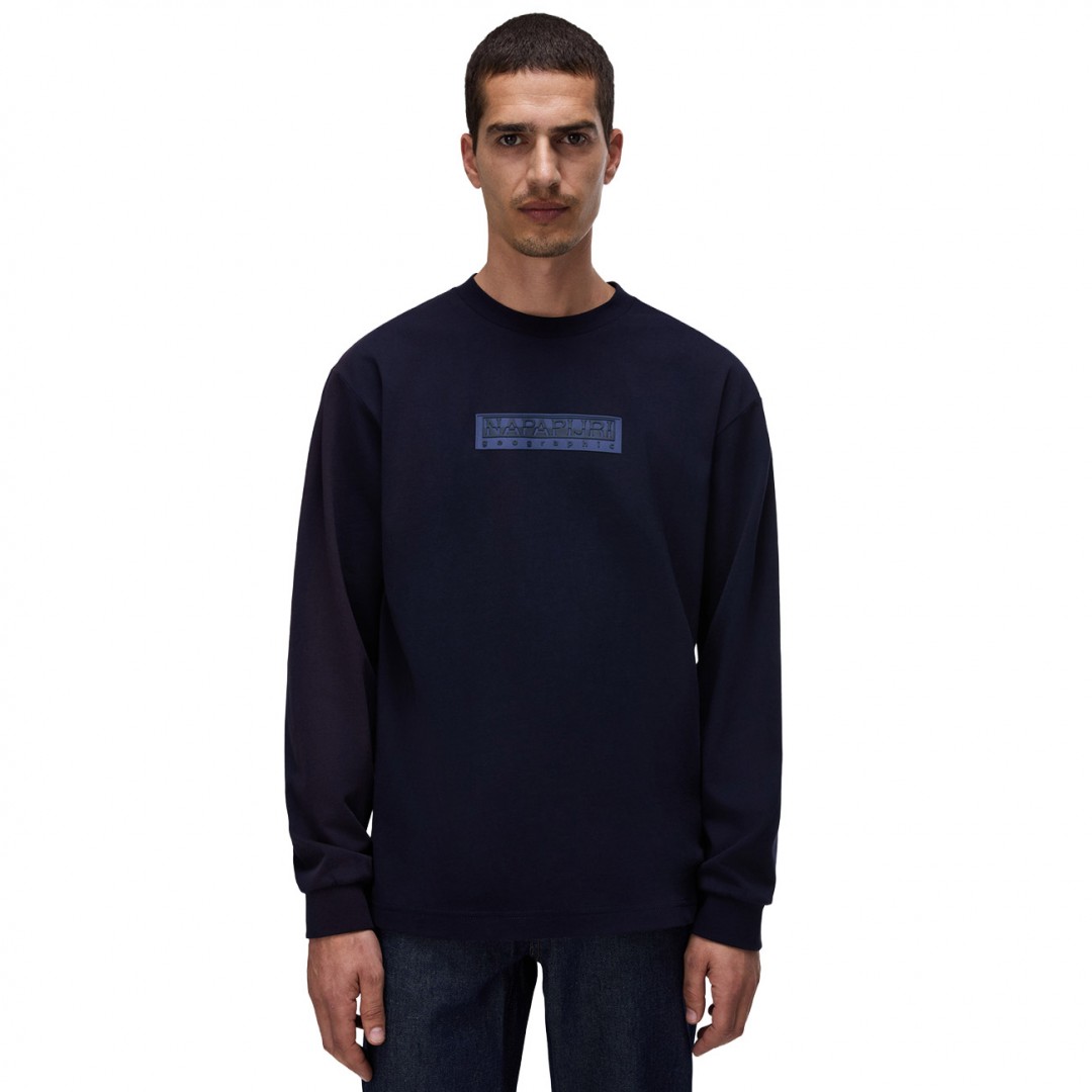 NAPAPIJRI S-BOX LOGO LS 1  NP0A8BC5176-176 Μπλε