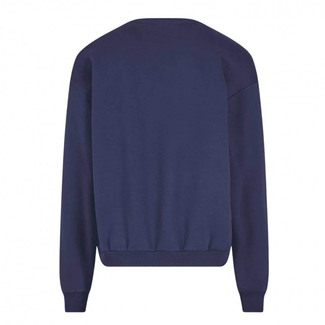 KARL KANI VARSITY PRINT OS CREWNECK KM253-005-1-BLUE Blue