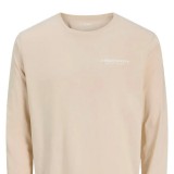 JJ REBEL JREBZACK TEE LS CREW NECK 12279445-MOONBEAM Εκρού Εικόνα 1