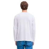 JJ REBEL JREBZACK TEE LS CREW NECK 12279445-WHITE Λευκό Εικόνα 0