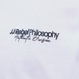 JJ REBEL JREBZACK TEE LS CREW NECK 12279445-WHITE Λευκό Εικόνα 2