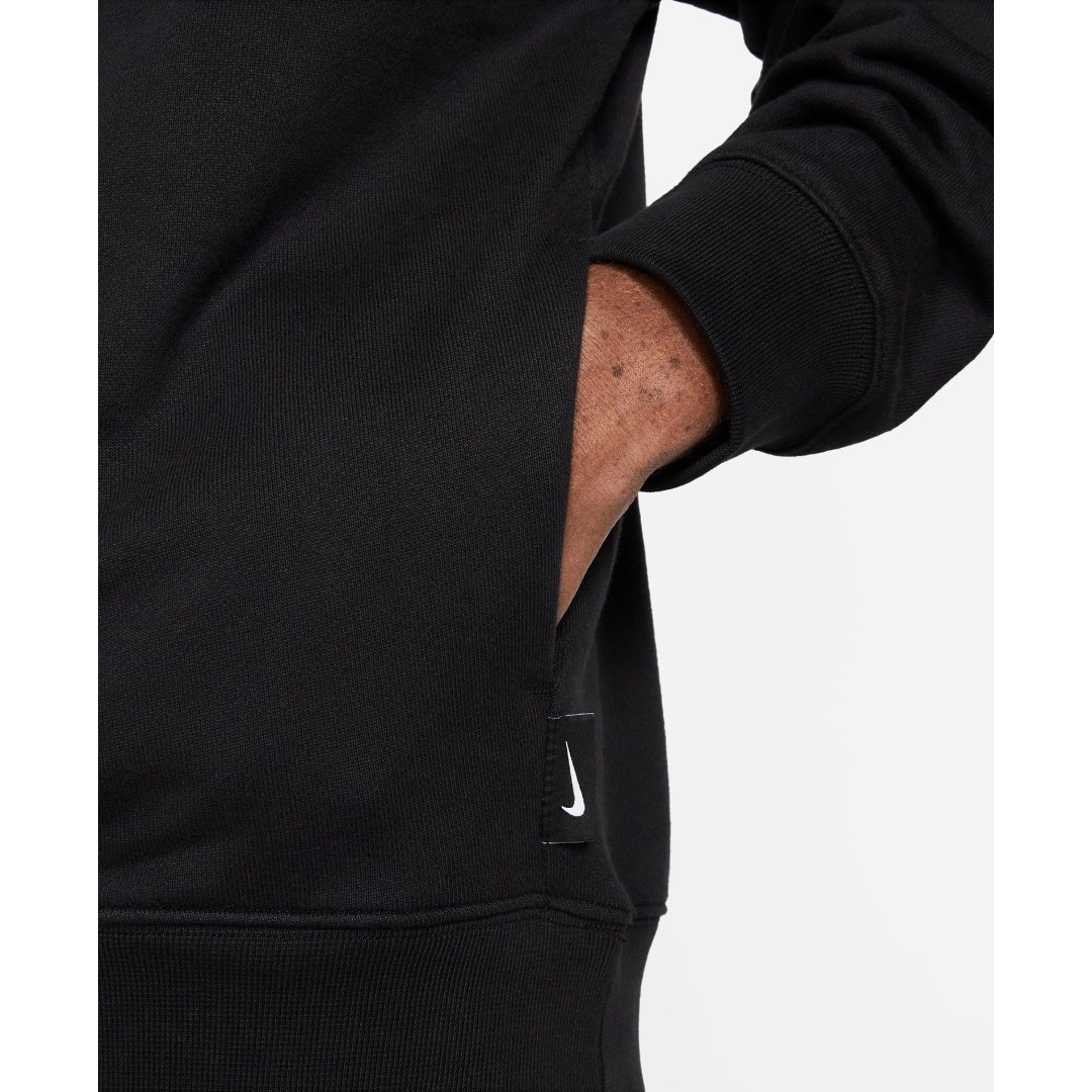 NIKE M NK SWOOSH FLC HZ HOODIE DX0566-010 Black