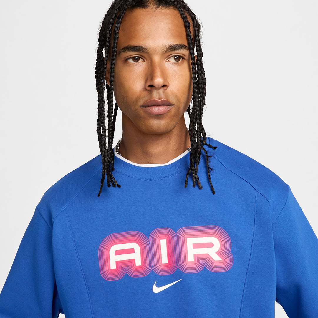 NIKE M NSW SW AIR CREW FLC BB HM0177-480 Purple