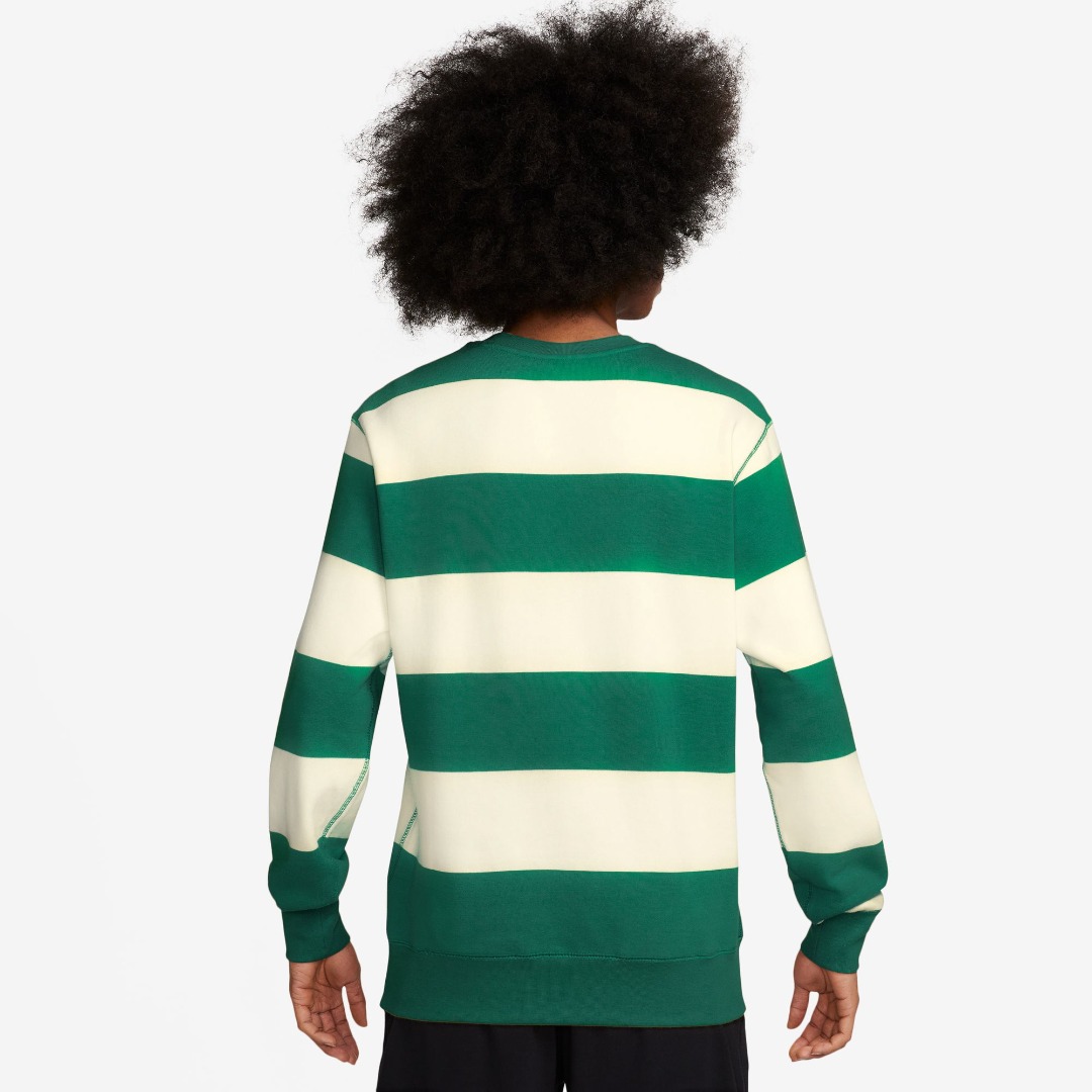 NIKE M NK CLUB STRIPE HVY FT CREW FN3106-365 Multi