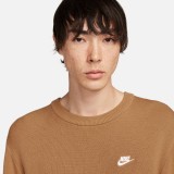 NIKE M NK CLUB CREW SWEATER FQ2912-224 Brown Image 1