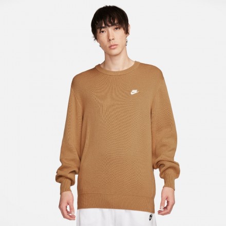 NIKE M NK CLUB CREW SWEATER FQ2912-224 Brown