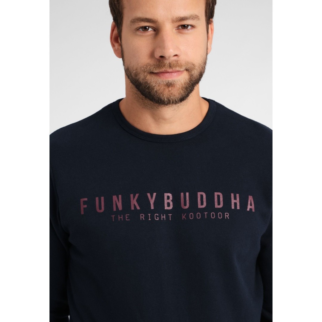 FUNKY BUDDHA FBMS001-06219-NAVY Μπλε
