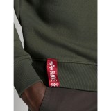 ALPHA INDUSTRIES BASIC SWEATER SMALL LOGO 188307-142 ΛΑΔΙ Εικόνα 1