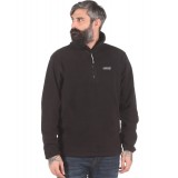 EMERSON HALF-ZIP POLAR FLEECE PULLOVER SWEATER 192.EM28.108A-BLACK Black Image 