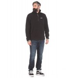 EMERSON HALF-ZIP POLAR FLEECE PULLOVER SWEATER 192.EM28.108A-BLACK Black Image 2
