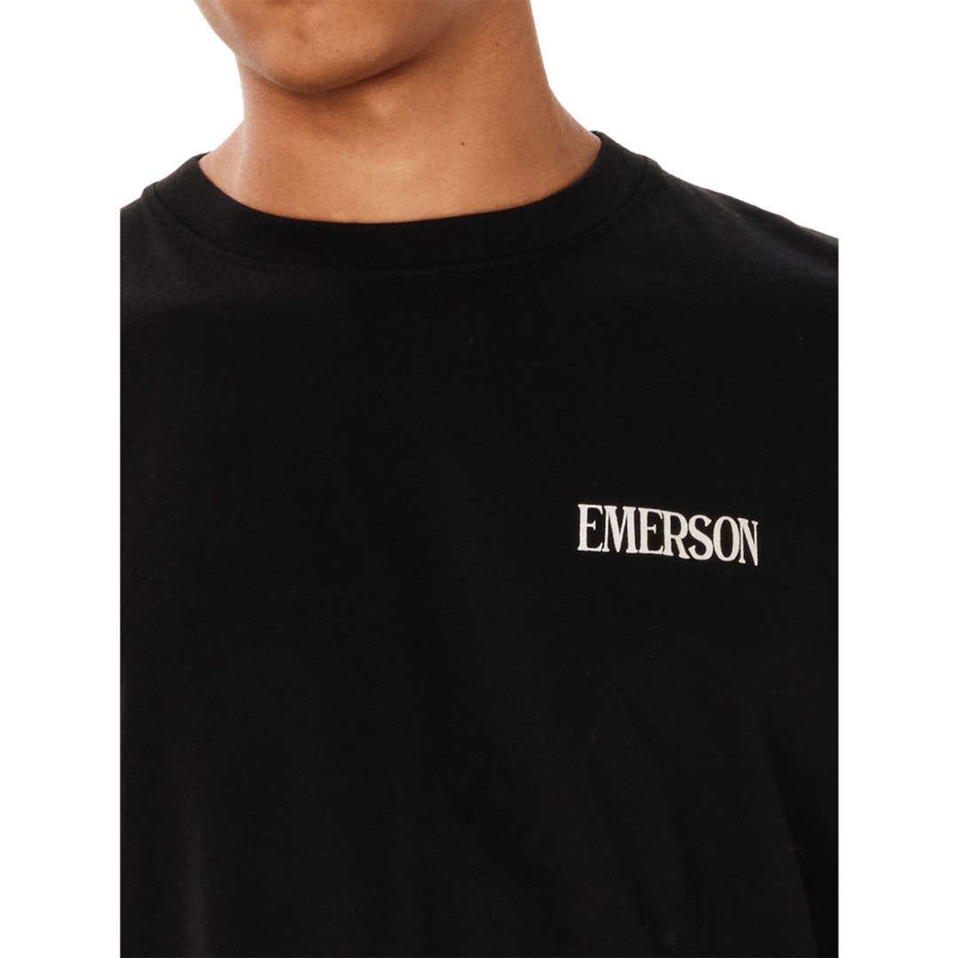EMERSON MEN'S L/S T-SHIRT 262.EM31.30-BLACK Black