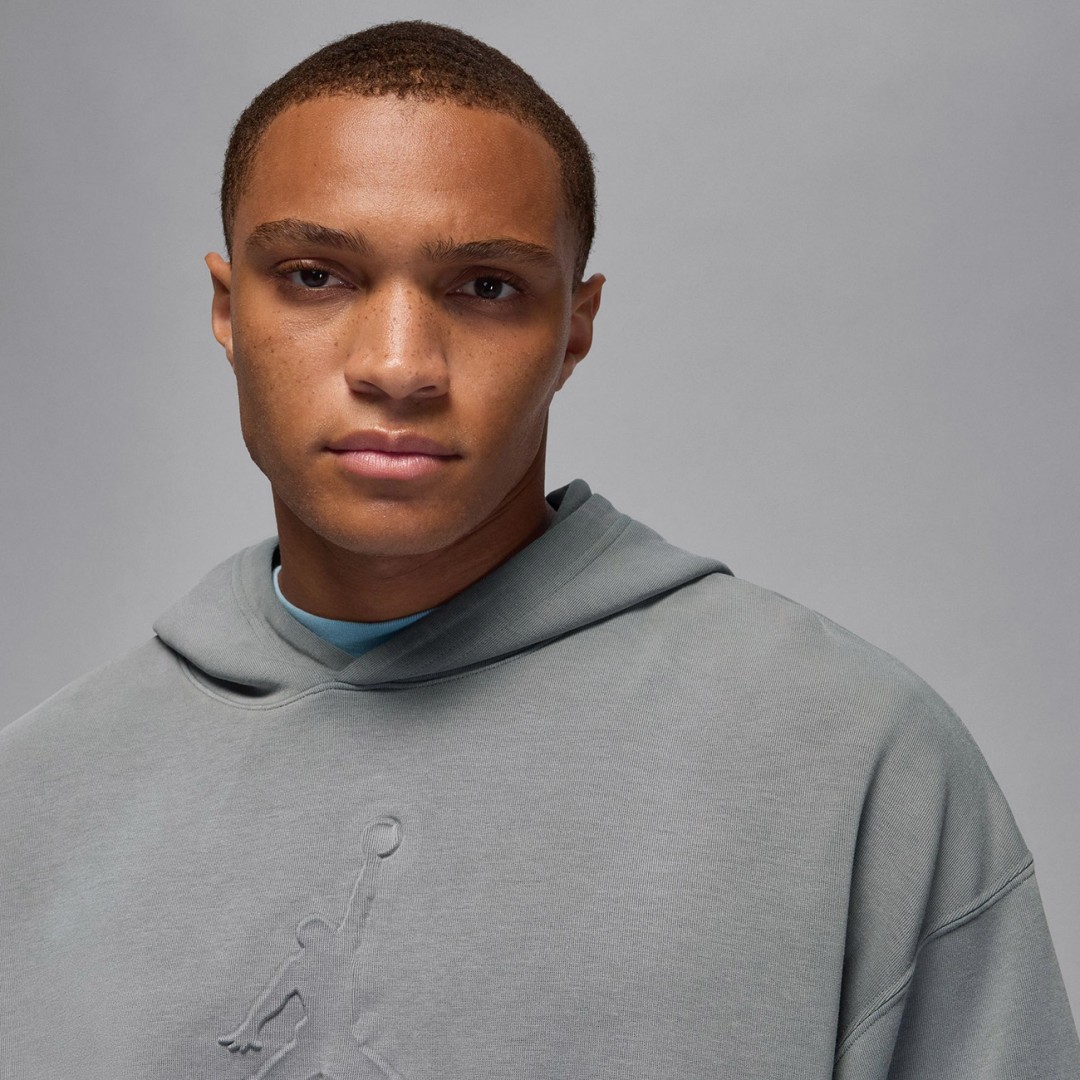 JORDAN TATUM HOOP FLEECE IH0614-084 Γκρί