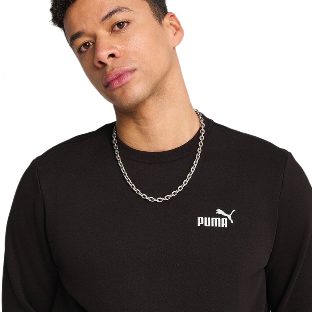 PUMA ESS SMALL NO. 1 LOGO CREW FL 682562-01 Μαύρο