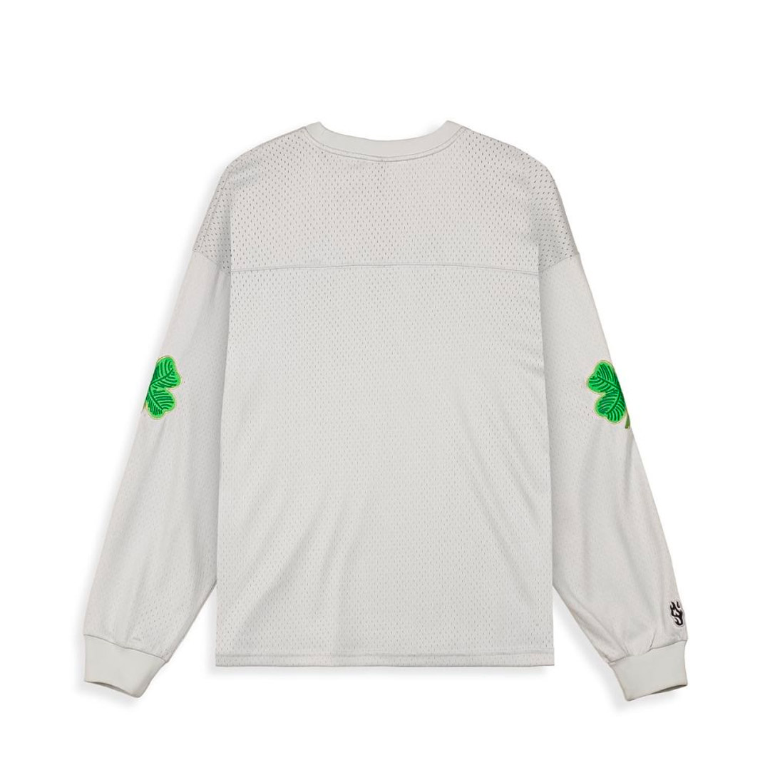 GRIMEY SAOIRSE MESH LONG SLEEVE TEE GMLS159-OWHT Εκρού
