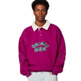 GRIMEY ROYAL PAW PIQUE POLO SWEATSHIRT GPSW648-WNE Μπορντό Εικόνα 1