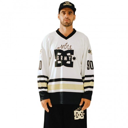 GRIMEY THE SWARM DC SHOES X GRIMEY HOCKEY JERSEY GHJ764-OWHT Πολύχρωμο