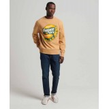 SUPERDRY D2 VINTAGE COOPER NOSTALGIA CREW M2012120A-5WG Μουσταρδί Εικόνα 2
