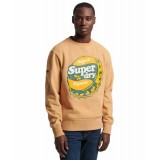 SUPERDRY D2 VINTAGE COOPER NOSTALGIA CREW M2012120A-5WG Μουσταρδί Εικόνα 