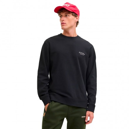 JACK & JONES JJEARCHIVE GRAPHIC SWEAT  CREW NECK NOOS 12287995-4901903 Black