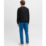 JJ REBEL JREBGRAY CREW NECK SWEAT 12286664-BLACK Μαύρο Εικόνα 3