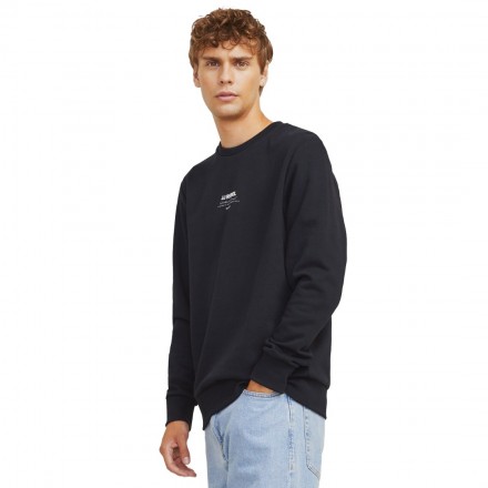 JJ REBEL JREBLINO SWEAT CREW NECK 12268877-BLACK Μαύρο