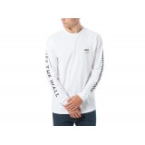 VANS X NATIONAL GEOGRAPHIC GLOBE LONG SLEEVE T-SHIRT VA4MSGWHT-WHT White Image 