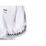 VANS X NATIONAL GEOGRAPHIC GLOBE LONG SLEEVE T-SHIRT VA4MSGWHT-WHT White Image 2