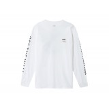 VANS X NATIONAL GEOGRAPHIC GLOBE LONG SLEEVE T-SHIRT VA4MSGWHT-WHT White Image 3